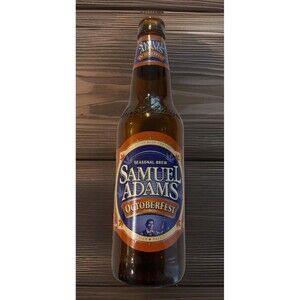 Samuel Adams Octoberfest Beer Bottle From Boston MA Early 2000s Seasonal Brew